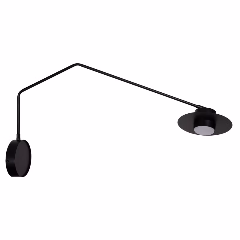 Kinkiet ścienny Sigma Lighting Charlie czarny do sypialni 1 x GX53 x IP20 wym: 40 x 20 x 80 cm – 1 szt.