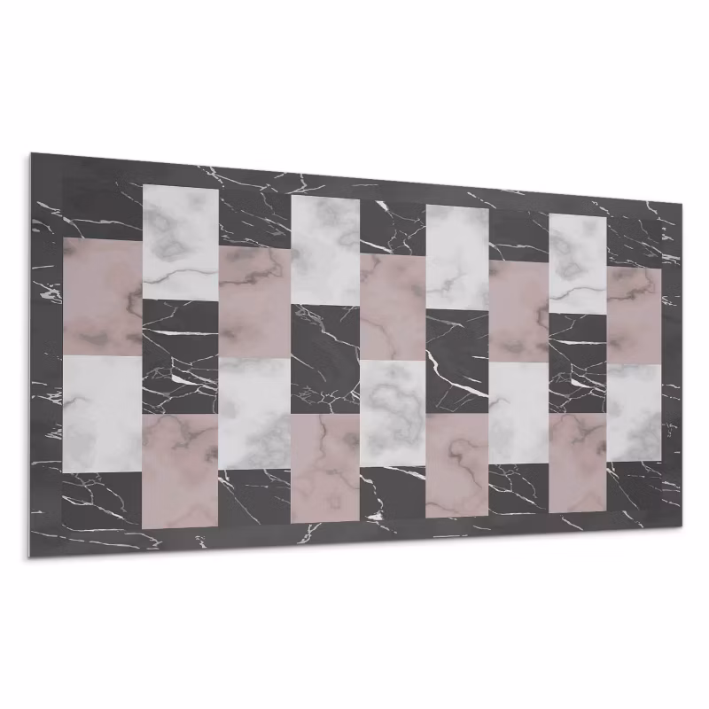 Kafelki samoprzylepne Wallfluent 60×30 cm Wzór płytek w stylu marmuru 6 szt.
