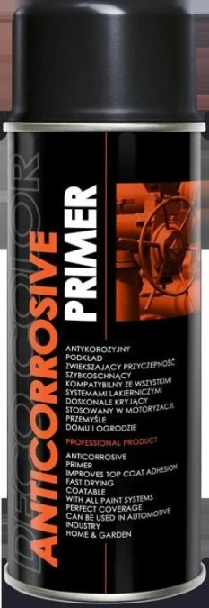 Podkład antykorozyjny do samochodu czarny 400ml ANTICORROSIVE PRIMER