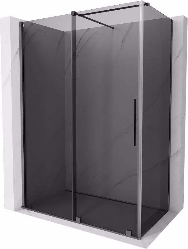 Kabina prysznicowa Mexen Velar rozsuwana 150 x 90 cm grafit gun metal 1 szt.