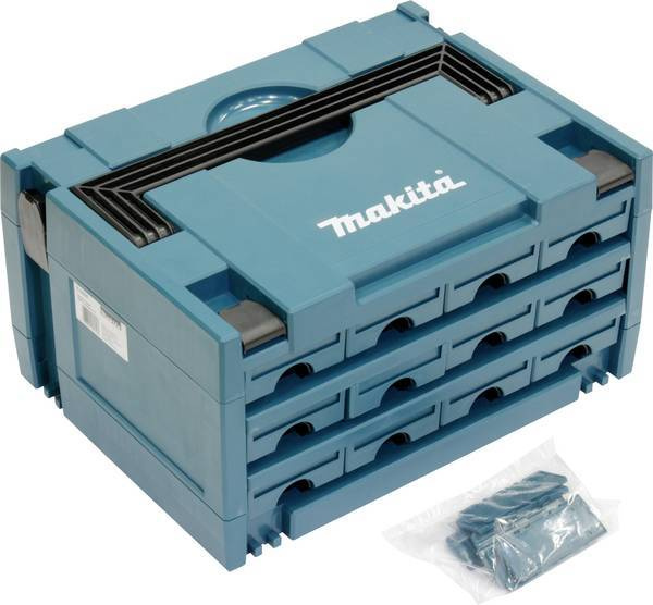 Walizka Makpak z szufladami (3×4) Makita P-84327