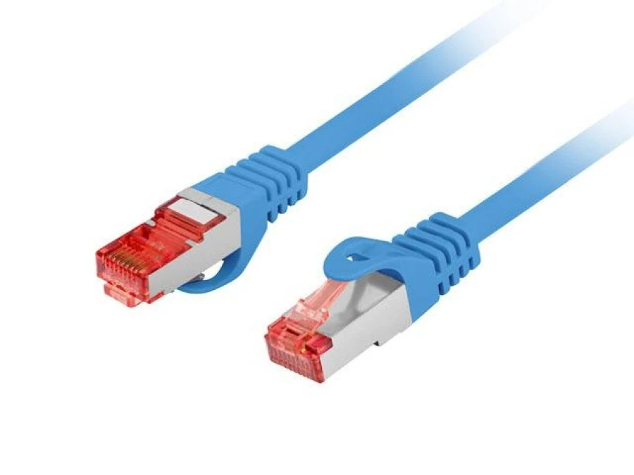 Patchcord kat.6 s/ftp lszh cu 1.5m niebieski fluke passed lanberg PCF6‑10CU‑0150‑B