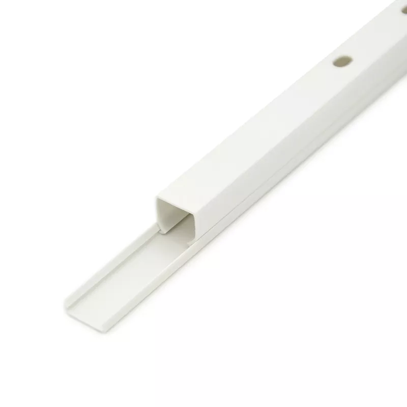 Korytko kablowe CanaLux CNL-C-12012-45, kanał elektroinstalacyjny 12x12mm z pokrywą 90 mb, białe, 45 szt.