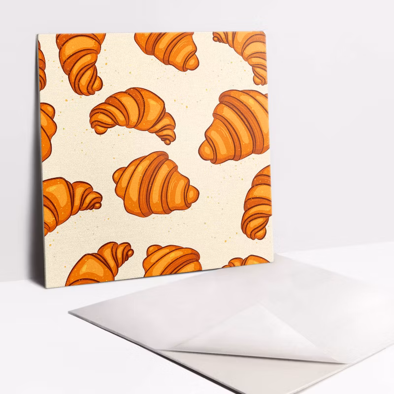 Kafelki samoprzylepne Tulup 30×30 cm Kreskówkowy rogalik 9 szt.