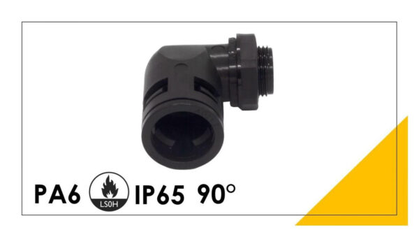 Dławik do peszla 90 ANA-QUICK M40x1,5-NW37 – BLACK 968.340.2 /1szt./