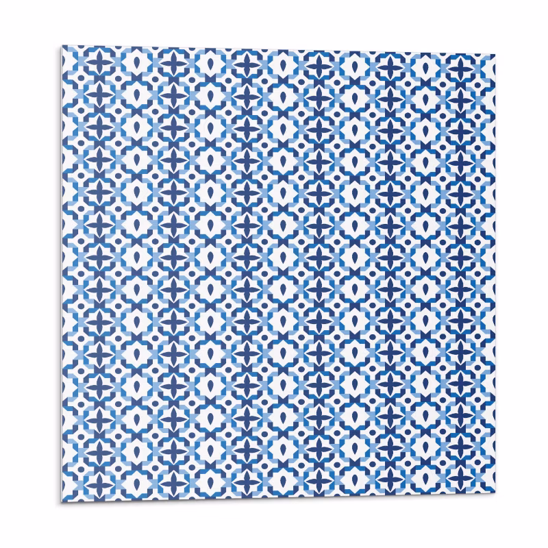 Kafelki samoprzylepne Wallfluent 20×20 cm Geometria w kwiatowych kształtach 20 szt.
