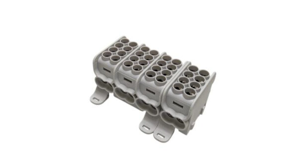 Blok dystrybucyjny – rozdzielczy HLAK25 4P szary 2xAl/Cu 25mm²+16mm² 1000VAC/1500VDC MAG4254A00