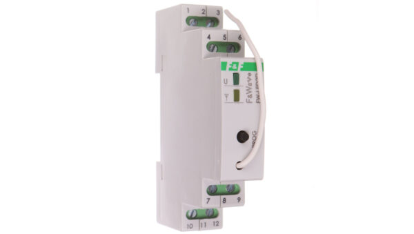 Radiowy dwukanałowy sterownik LED 12V – montaż DIN 10-16V DC FiWave FW-LED2D