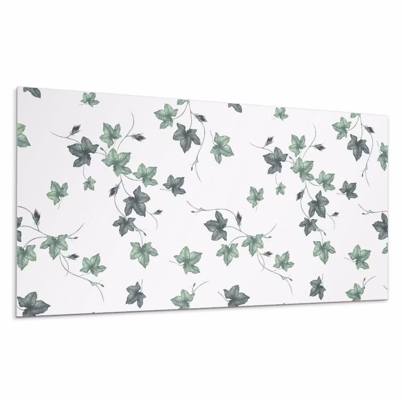 Kafelki samoprzylepne Wallfluent 40×20 cm Motyw liści na jasnym tle 10 szt.