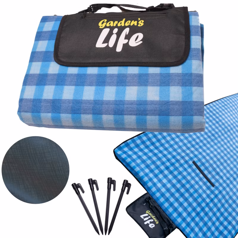 Koc piknikowy plażowy 200×200 najbogatsza wersja mata izolacja PREMIUM 1 szt 5905947514557