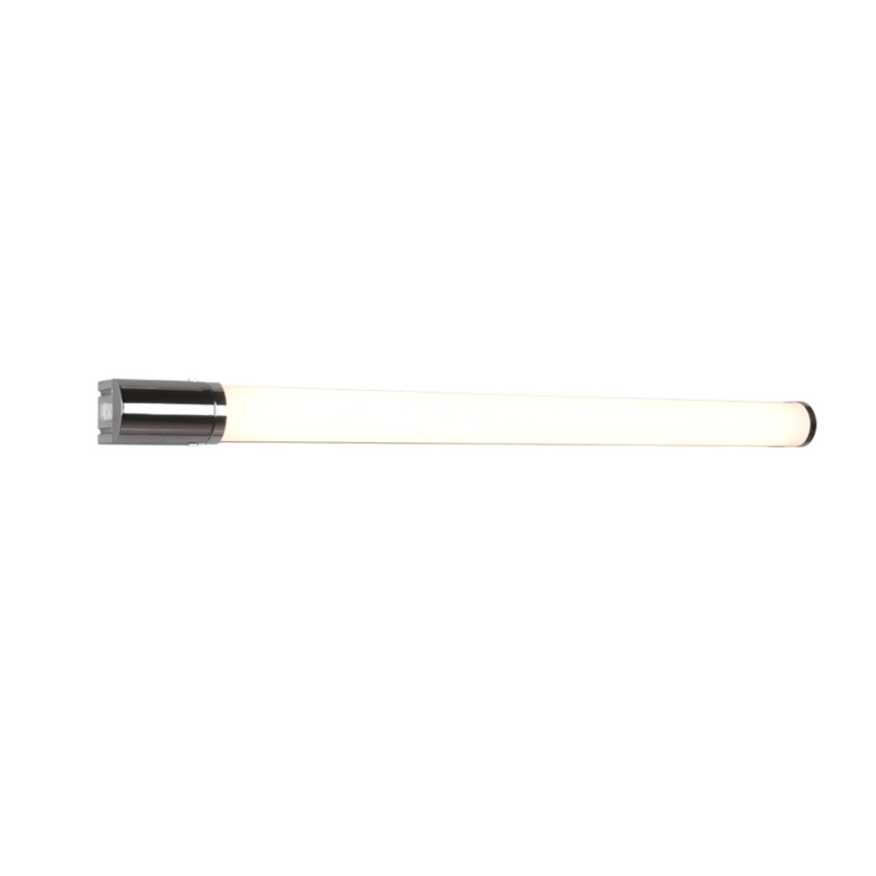 Kinkiet ścienny Trio Piera chromowany biały do łazienki LED 16W 3000K 1650lm IP44 wym: 5,5 x 79 x 79 cm – 1 szt.