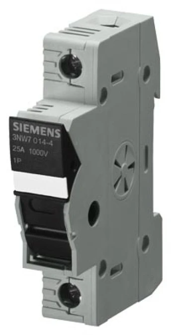 Podstawa bezpiecznikowa do wkł. cylindrycznych 10x38mm 25A 1000V 1P PV 3NW7013‑4
