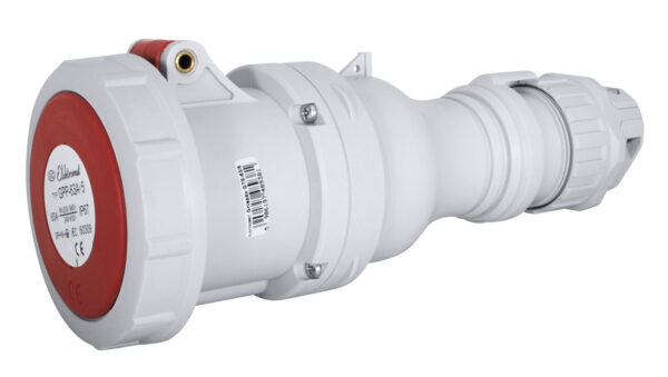 Gniazdo przenośne 63A 5P 400V czerwone TWIST GPP 63/5 IP67 921878