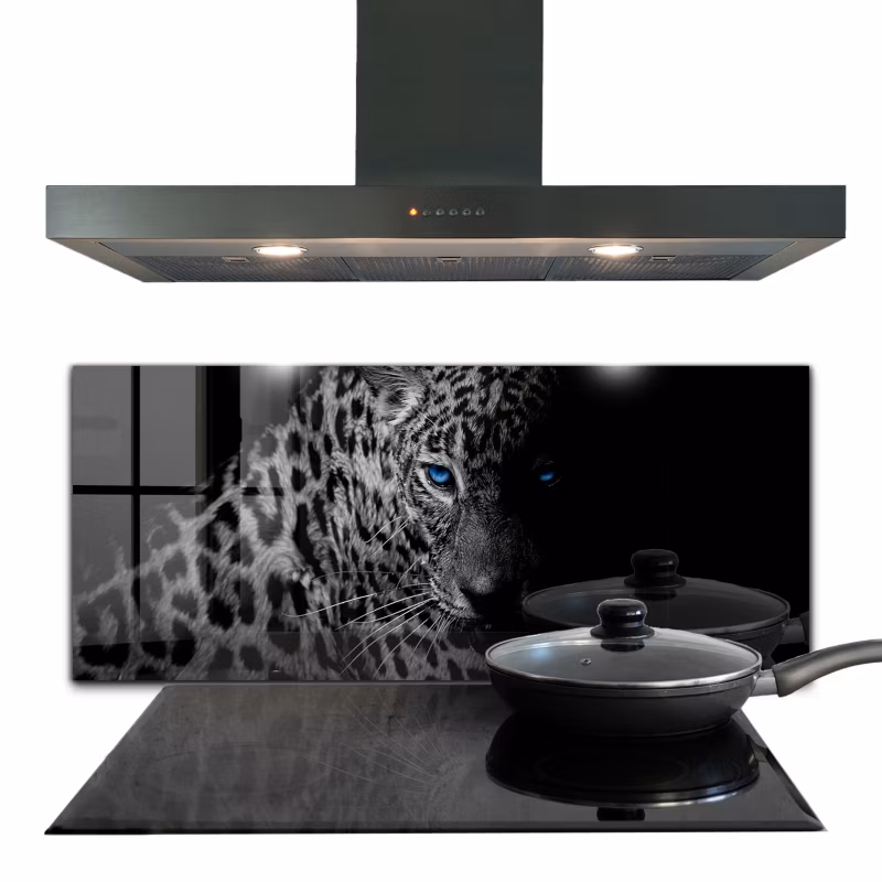 Lacobel Wallfluent 125×50 cm Mroczna Pantera Szklany 1 szt.