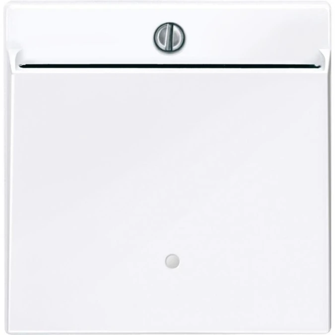 Płytka centralna łącznika hotelowego, biały active System M 315625