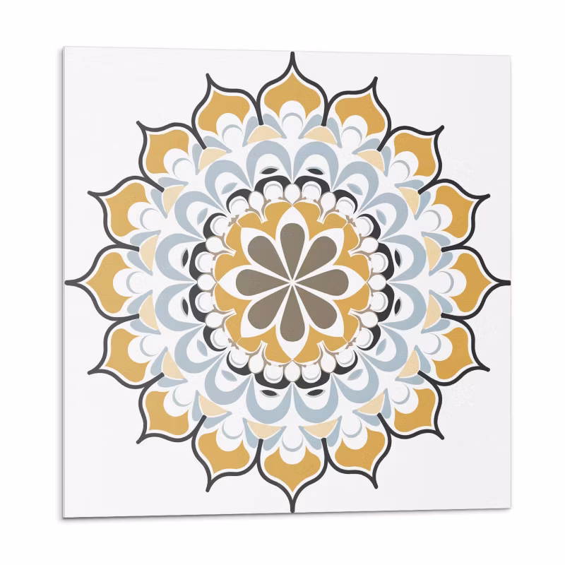 Kafelki samoprzylepne Wallfluent 20×20 cm Mandala z finezyjnymi detalami 20 szt.