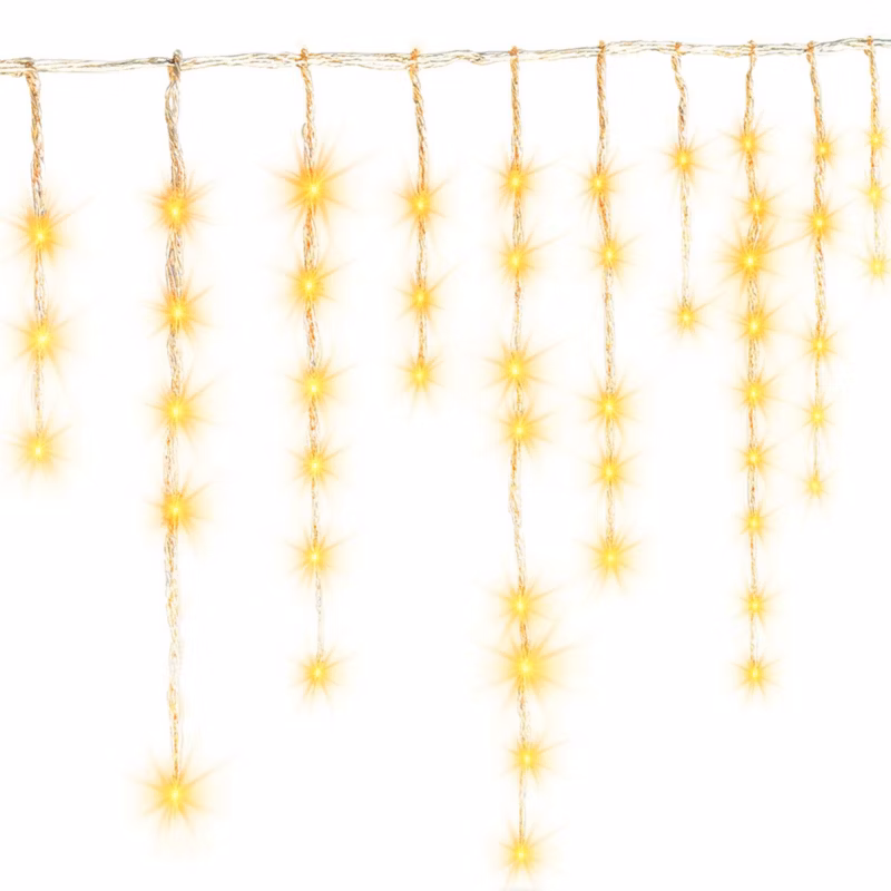 Kurtyna Świetlna Feeric Ciepła Biel PVC 600 LED 10 m 1 szt.
