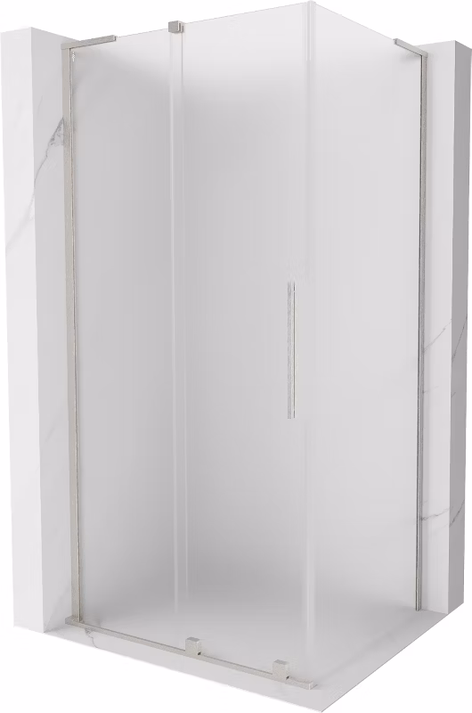 Kabina prysznicowa Mexen Velar L rozsuwana 120 x 70 cm szron nikiel szczotkowany 1 szt.