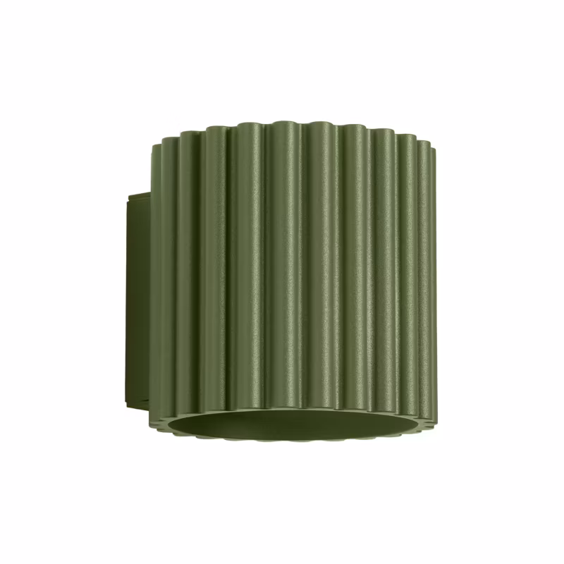 Kinkiet Sollux Lighting AURA nowoczesny zielony 1xG9x10W wym:10x10x12cm IP20 -1 szt.