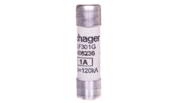 Wkładka topikowa cylindryczna BiWtz 10×38 mm gG 1A 500V AC LF301G /10szt./