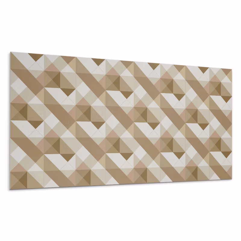 Kafelki samoprzylepne Wallfluent 60×30 cm Naturalne wzory inspirowane geometrią 6 szt.