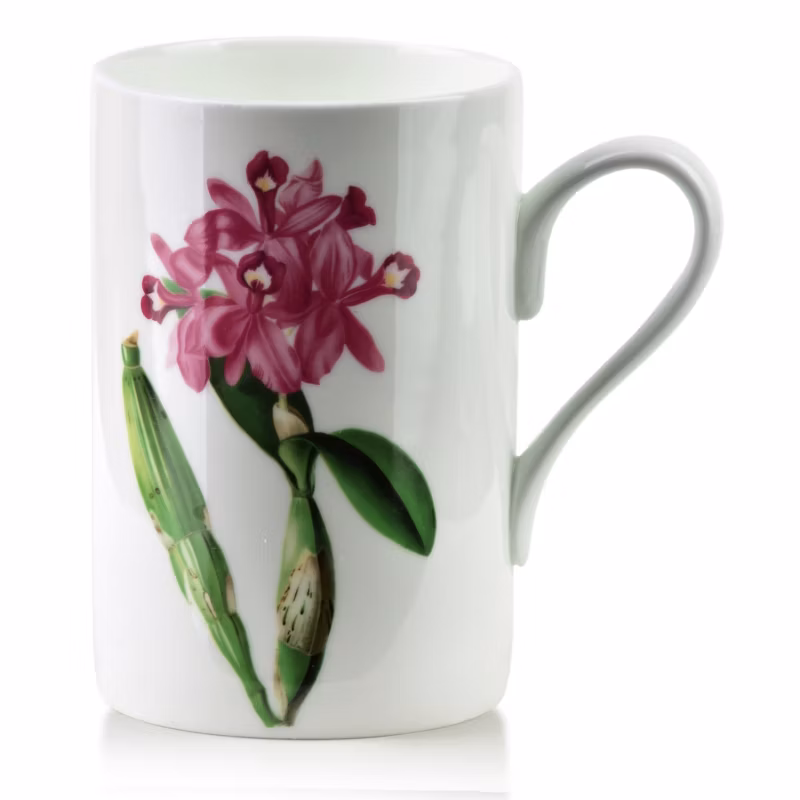 Kubek BoneChina Mondex Armano porcelanowy 410ml różowy 1szt