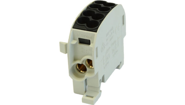 Blok rozdzielczy – odgałęźny Al/Cu SCB 25 (80110) SIMBLOCK czarny 81501007