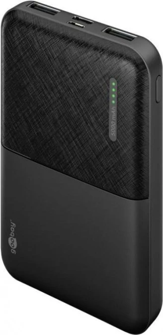 Powerbank kompaktowy 5V 5000mAh czarny 64961