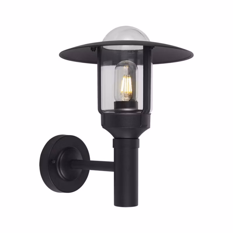 Kinkiet ścienny zewnętrzny V-TAC czarny 1 x E27 x 10W IP44 wym: 34 x 25 x 30,5 cm – 1 szt.