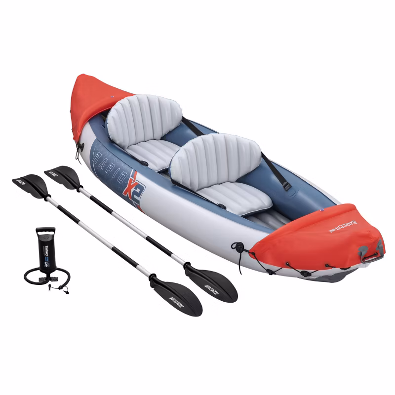 Kajak dmuchany Bestway Rapid X2 wiosła pompka torba 321x100cm dwuosobowy 1 szt.