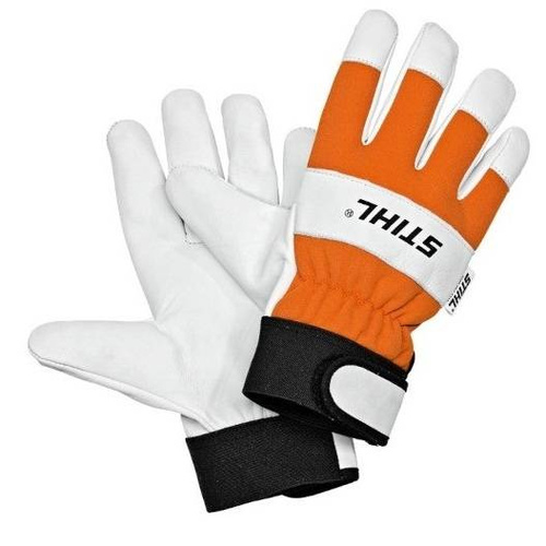 Rękawice Stihl ADVANCE Ergo SZ L – Biało-pomarańczowo-czane