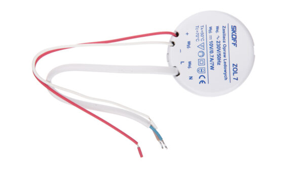 Zasilacz napięciowy typ ZOL7-10 100 – 240 V AC / 10 V DC 7 W IP 20 0 0