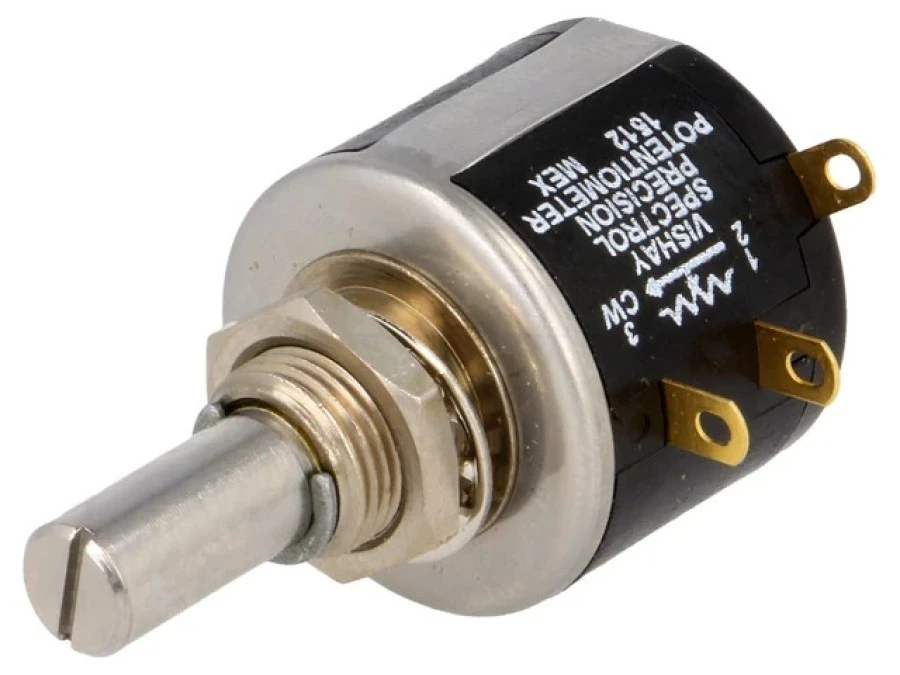 Potencjometr osiowy wieloobrotowy 1k 2W 5 6,35mm 534B1102JCB