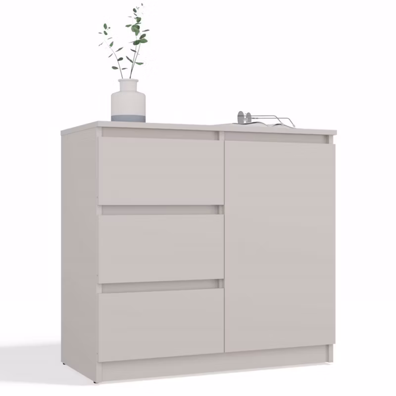 Komoda Topeshop Malwa 1D3S Kaszmir Beż 40x75x80 cm 1 szt