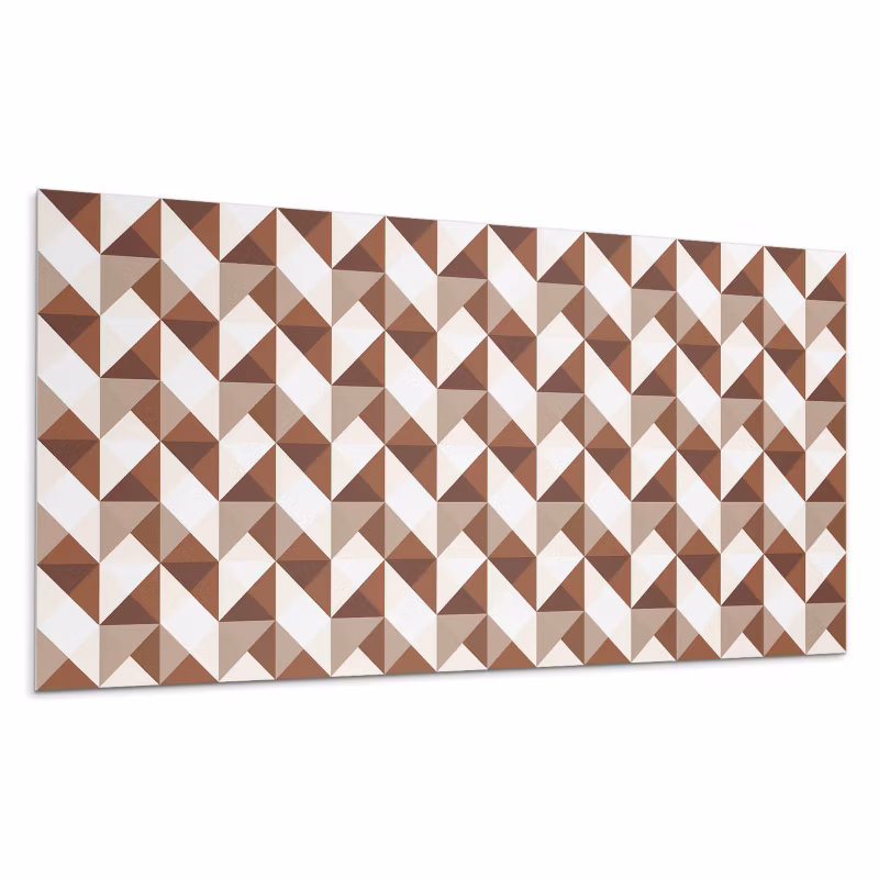 Kafelki samoprzylepne Wallfluent 60×30 cm Wzór trójkątów w minimalistycznym wydaniu 6 szt.