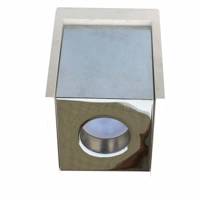 Kinkiet ścienny V-TAC Vt-860-Ch biały chromowany 1 x GU10 x IP20 wym: 10 x 10 x 13 cm – 1 szt.