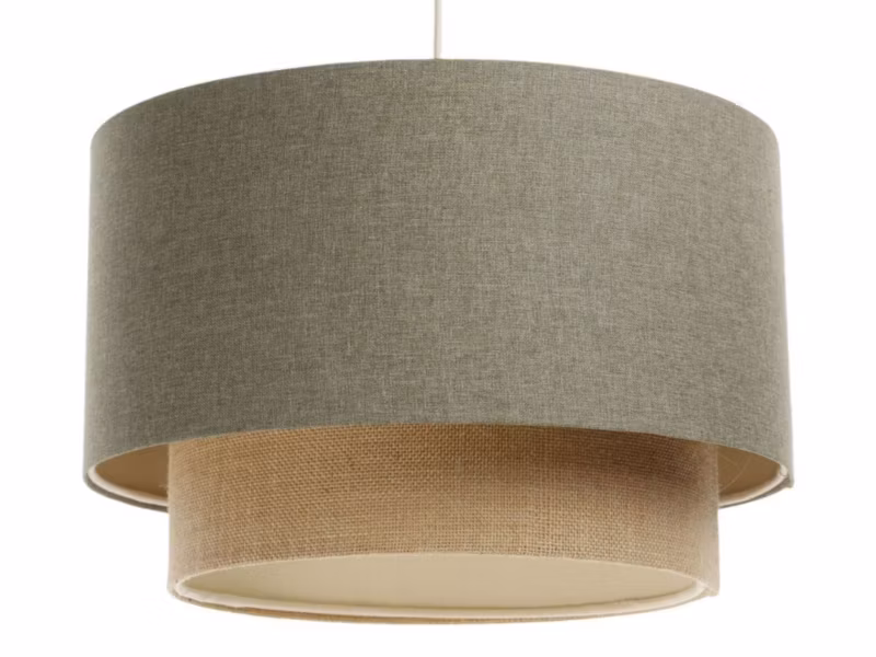 Lampa Bps Koncept wisząca ERUTAN DOUBLE 40 zielona/beżowa 1 szt
