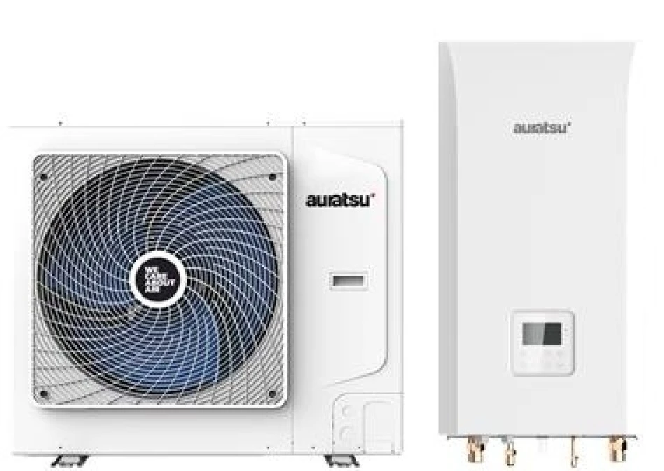 Pompa ciepła split 10KW 1‑faz AURATSU komplet AHA‑10RA1 + AHM‑100RA3 R32