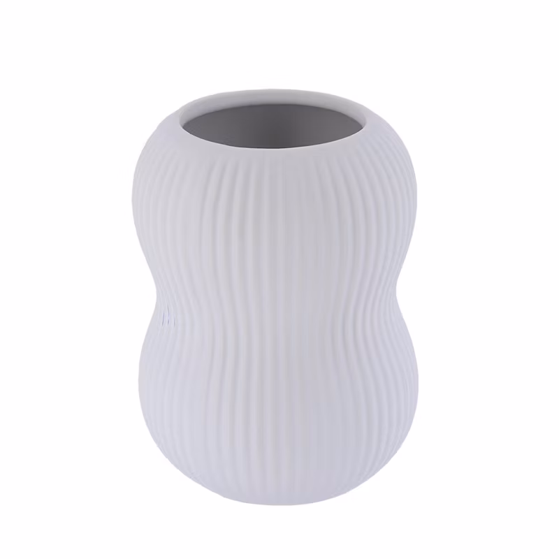 Kubek łazienkowy Ceran TENDANCE biały z piaskowca 390 ml 1 szt.