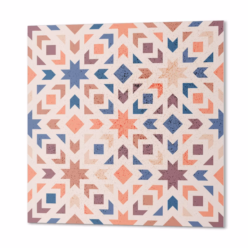 Komplet Kafelków PCV ArtPrintCave 20×20 cm Geometryczne wzory w harmonii 20 szt.