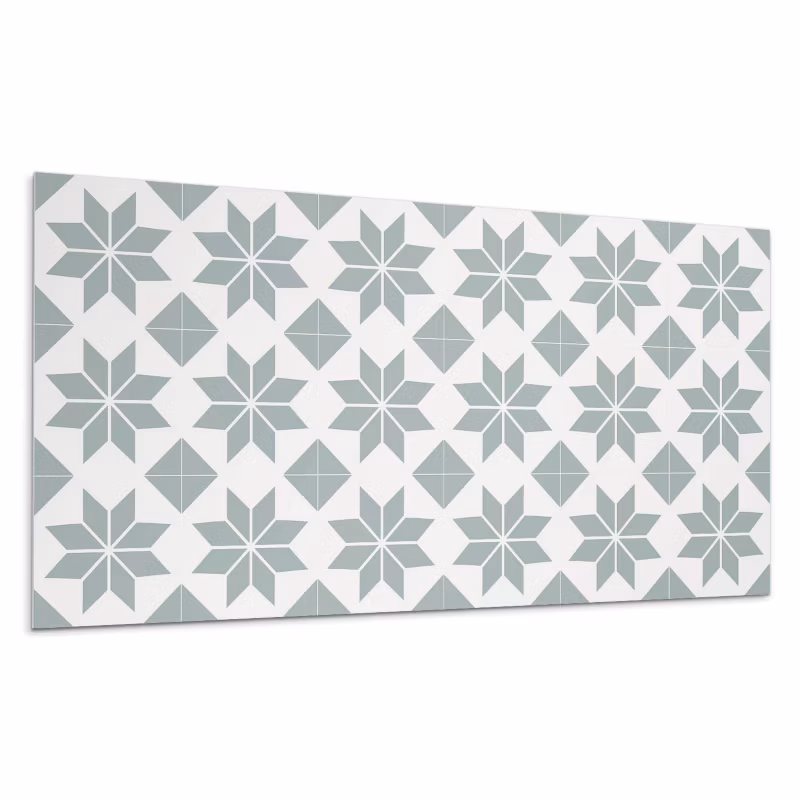 Kafelki samoprzylepne Wallfluent 60×30 cm Geometryczne florystyczne wzory 6 szt.