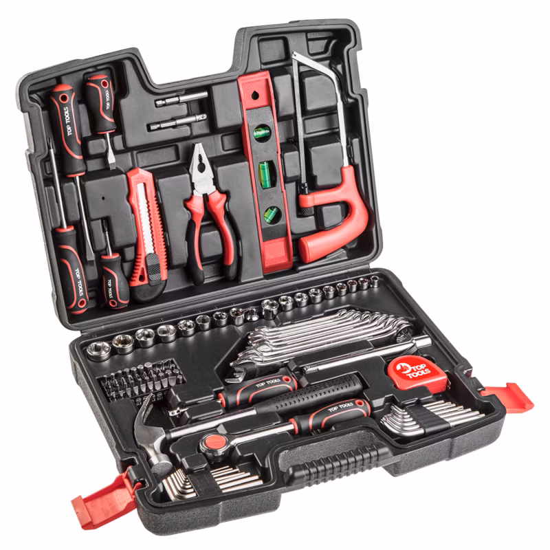 Klucze nasadowe Top Tools 1/4″, 3/8″, 100 szt. 1 kpl