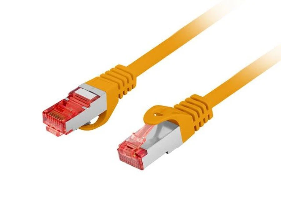 Patchcord kat.6 s/ftp lszh cu 1.5m pomarańczowy fluke passed lanberg PCF6‑10CU‑0150‑O