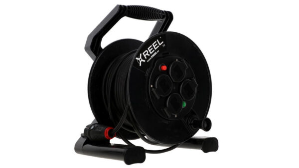 Przedłużacz bębnowy XREEL 30mb H05VV-F 3×1,5 IP44 4xGS 230V 92503H48163