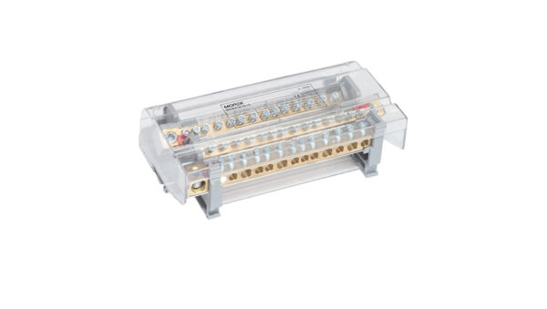 Blok dystrybucyjno-rozdzielczy MOBLOCK 4P 160A-14, 1 x 50 mm2 + 4 x 35 mm2 + 9 x 16 mm2 TS35 MAB4161A18
