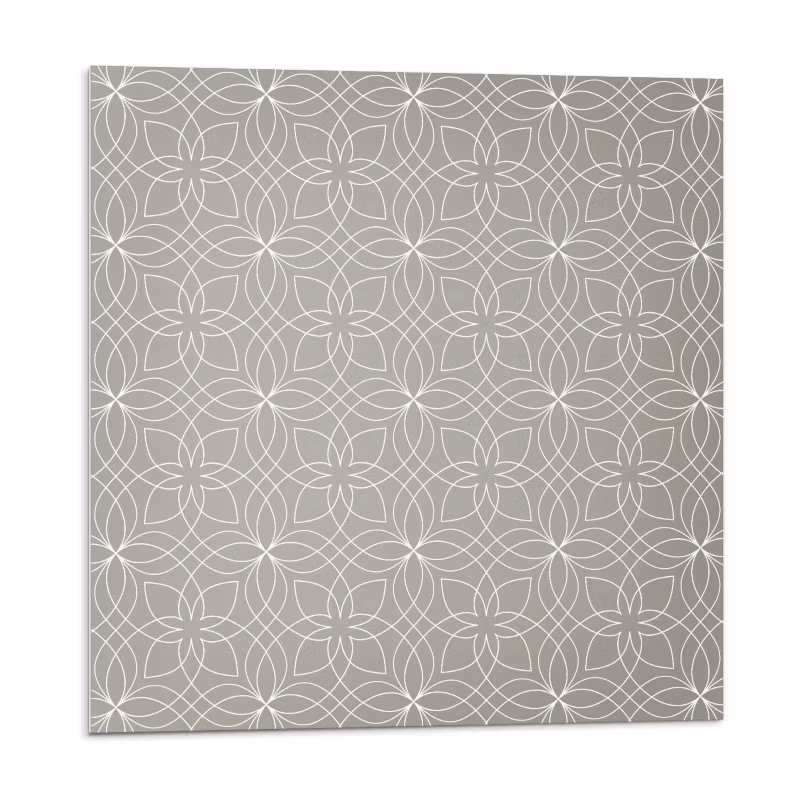 Kafelki samoprzylepne Wallfluent 50×50 cm Geometryczne motywy z kwiatową inspiracją 4 szt.