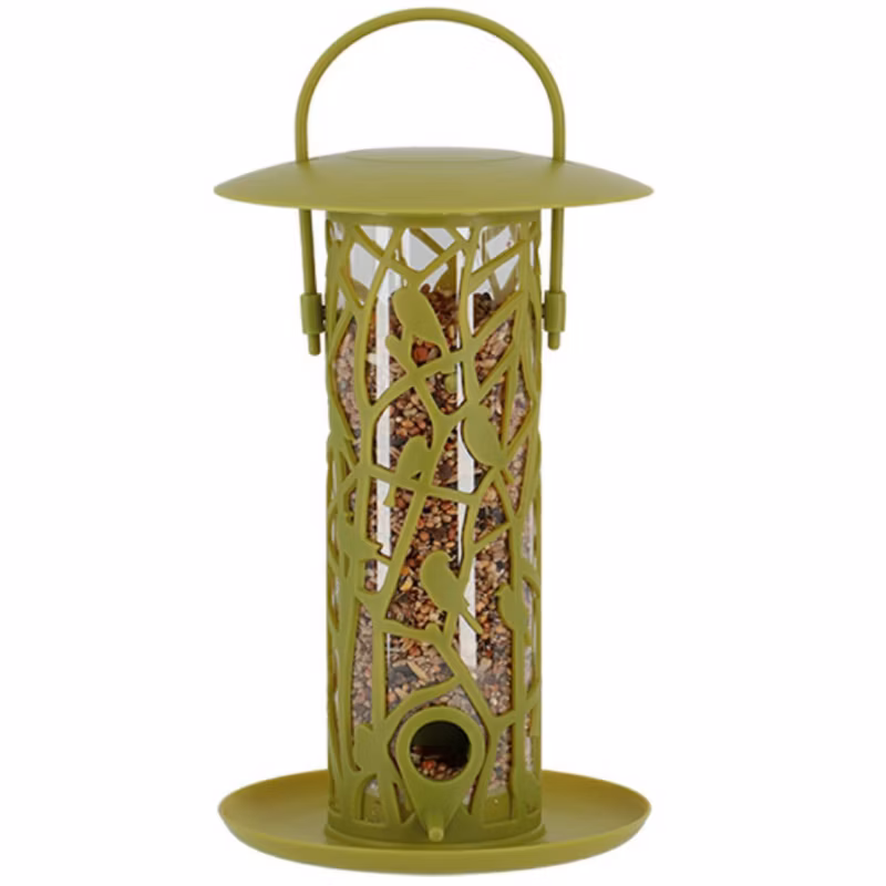 Karmnik dla ptaków Esschert Design zielony typu silos h23 cm 1 szt.