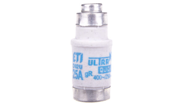 Wkładka bezpiecznikowa D02 25A gR 400V AC/250V DC D02UQ25A 004312002