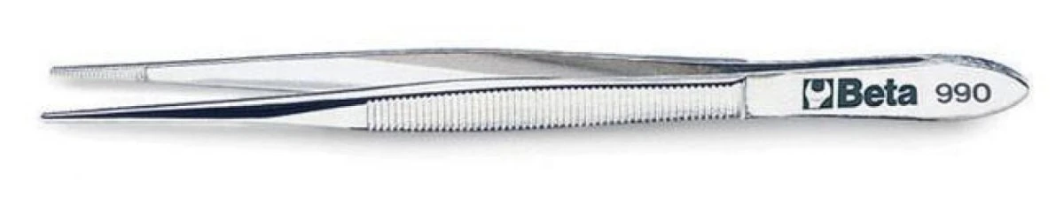 Pęseta prosta punktowa 130mm