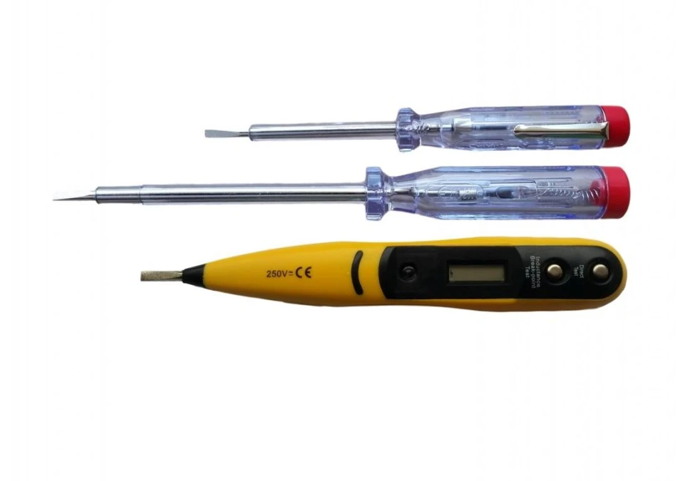 Próbniki napięcia Tester napięcia Próbnik napięcia Wskaźnik napięcia Tester napięcia Jednobiegunowy wskaźnik ‑ 3 SZTUKI